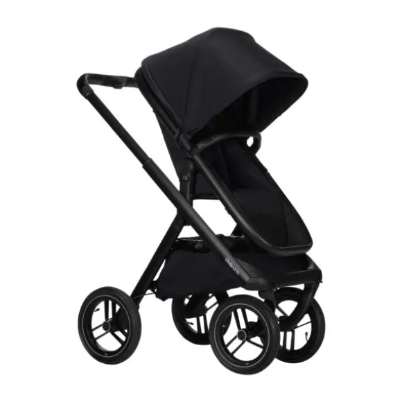 Dubatti One E5 Kinderwagen 2-in-1 Grey Frame Black/Black