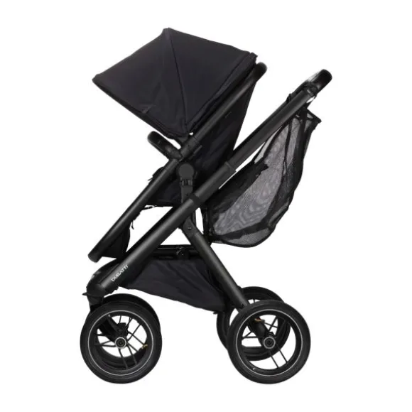 Dubatti One E5 Kinderwagen 2-in-1 Grey Frame Black/Black