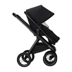 Dubatti One E5 Kinderwagen 2-in-1 Grey Frame Black/Black