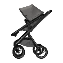 Dubatti One E5 Kinderwagen 2-in-1 Grey Frame Black/Black