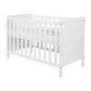 Europe Baby Ledikant 60-120 Wit / Commode 3 Laden / Hanglegkast 2 Deuren Ralph