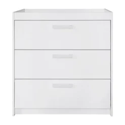 Europe Baby Ledikant 60-120 Wit / Commode 3 Laden / Hanglegkast 2 Deuren Ralph