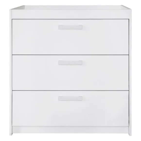 Europe Baby Ledikant 60-120 Wit / Commode 3 Laden / Hanglegkast 2 Deuren Ralph