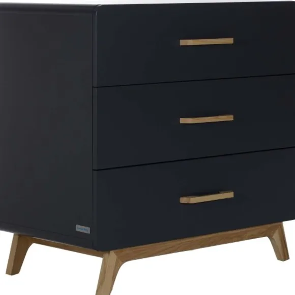 Europe Baby Ledikant 60 x 120 - Commode - Hanglegkast 2-deurs Iglo Grijs