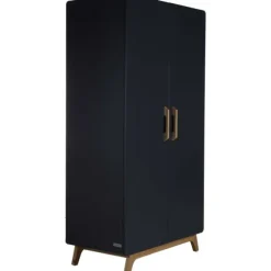 Europe Baby Ledikant 60 x 120 - Commode - Hanglegkast 2-deurs Iglo Grijs