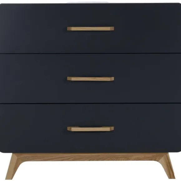 Europe Baby Ledikant 60 x 120 - Commode - Hanglegkast 2-deurs Iglo Grijs