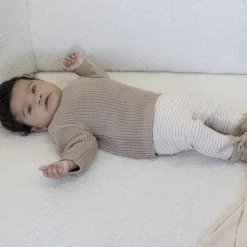 Feetje Broek Rib Streep The Magic Is In You Taupe Melange 44