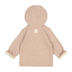 Feetje Jas Met Capuchon Omkeerbaar Print The Magic Is In You Taupe Melange 74