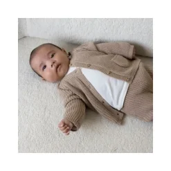 Feetje Mutsje Gebreid The Magic is in You Taupe 0-3 maanden