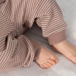 Feetje Pyjama Wafel Groen melange mt 56