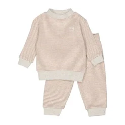 Feetje Pyjama Wafel Groen melange mt 56