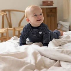 Feetje Pyjama Wafel Groen melange mt 56