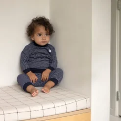 Feetje Pyjama Wafel Groen melange mt 56
