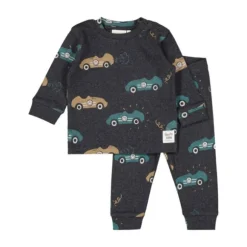 Feetje Ricky Racer Pyjama - Maat 68 - Antraciet Melange