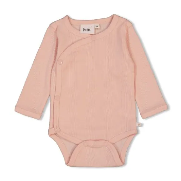 Feetje Romper Wikkel Rib The Magic Is In You Roze 44