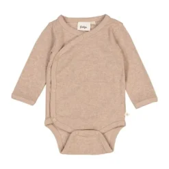 Feetje The Magic is in You Rib Wikkelromper – Mt. 74 - Taupe Melange