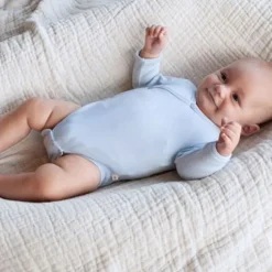 Feetje The Magic Is In You Wikkelromper Rib - Maat 44 - Blauw