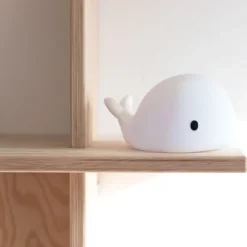 Flow Amsterdam Nachtlamp Moby Wit Silicone