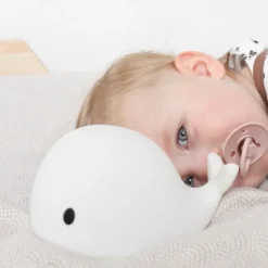 Flow Amsterdam Nachtlamp Moby Wit Silicone