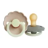 Frigg Fopspeen Daisy Night Portob./Croissant T1 0-6 mnd (2 stuks)