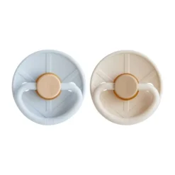 Frigg Fopspeen Little Viking Powder Blue/Cream T2 6-18 mnd (2 stuks)