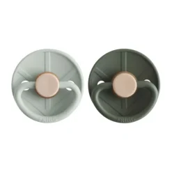 Frigg Fopspeen Little Viking Sage/Olive T1 0-6 mnd (2 stuks)