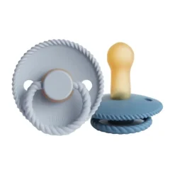 Frigg Fopspeen Rope Ocean View/Powder Blue T2 6-18mnd (2 stuks)