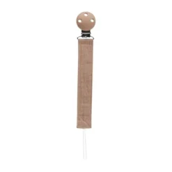 Funnies Speenkoord Met Clip - Caramel