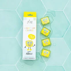 Glo Pals Cubes Light Up Alex Yellow 4-Pack