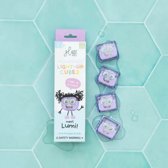Glo Pals Cubes Light Up Lumi Purple 4-Pack