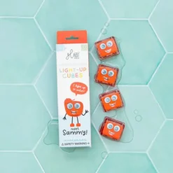 Glo Pals Cubes Light Up Sammy Red 4-Pack