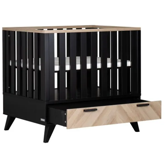 Interbaby Box Met Lade Lancaster Wit/ Visgraatmotief