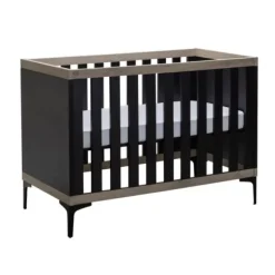 Interbaby Hanglegkast 2-Deurs Strips Zwart