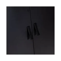 Interbaby Hanglegkast 2-Deurs Strips Zwart
