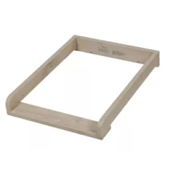 Interbaby Ledikant 60 x 120 - Commode 3 Laden - Hanglegkast 2-Deurs Strips Wit