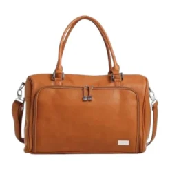 Isoki Double Zip Satchel Bag Redwood