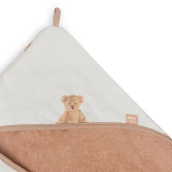 Jollein Badcape Stripe Terry Teddy Bear