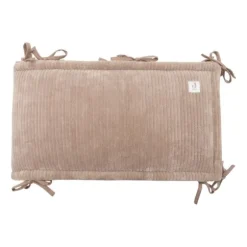 Jollein Boxbumper - Cloudy Rib - 180x30 cm - Milky Coffe