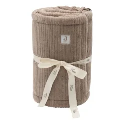 Jollein Boxbumper - Cloudy Rib - 180x30 cm - Milky Coffe