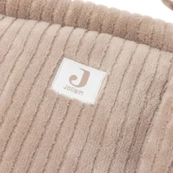 Jollein Boxbumper - Cloudy Rib - 180x30 cm - Milky Coffe