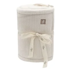 Jollein Boxbumper - Cloudy Rib - 180x30 cm - Milky Coffe