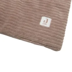 Jollein Boxkleed Box Cloudy Rib - Milky Coffee - 100×100 cm