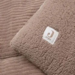 Jollein Boxkleed Box Cloudy Rib - Milky Coffee - 100×100 cm