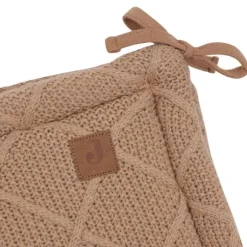 Jollein Check Knit Boxbumper - 180 x 30 cm - Biscuit