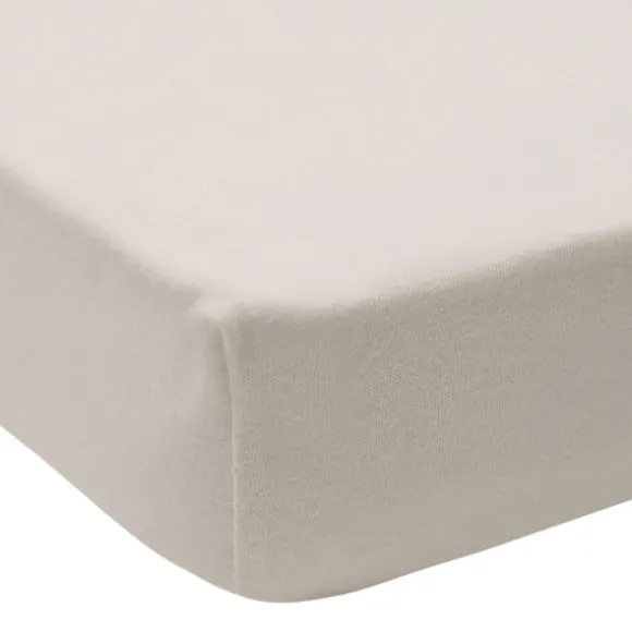 Jollein Hoeslaken Boxmatras - 2 Pack - 75 x 95 cm - Jersey - Nougat