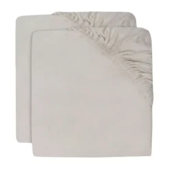Jollein Hoeslaken Jersey Nougat 40/50 x 80/90 cm 2 Pack