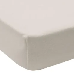 Jollein Hoeslaken Jersey - 40/50x80/90 cm - 2 Stuks - Sea Green/Ivory