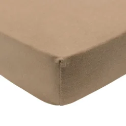 Jollein Hoeslaken Jersey - 2 Stuks - 70/75 x 140/150 cm - Sea Green/Biscuit
