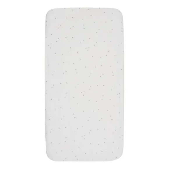 Jollein Hoeslaken Jersey Twinkling Sea Green 70/75 x 140/150 cm