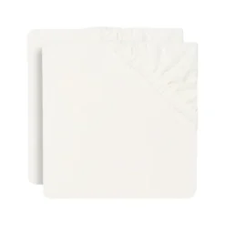 Jollein Hoeslaken Jersey Nougat 60 x 120 cm 2 Pack
